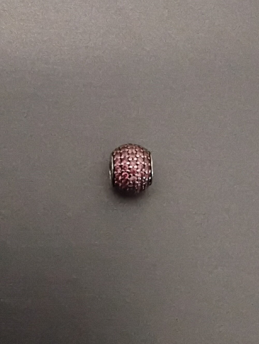 Authentic Pandora Pink Pave Lights Charm - Retired